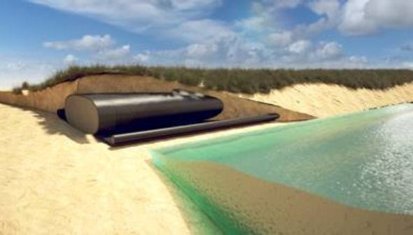 Protección de obras de diques y presas contra la erosión con geotextiles